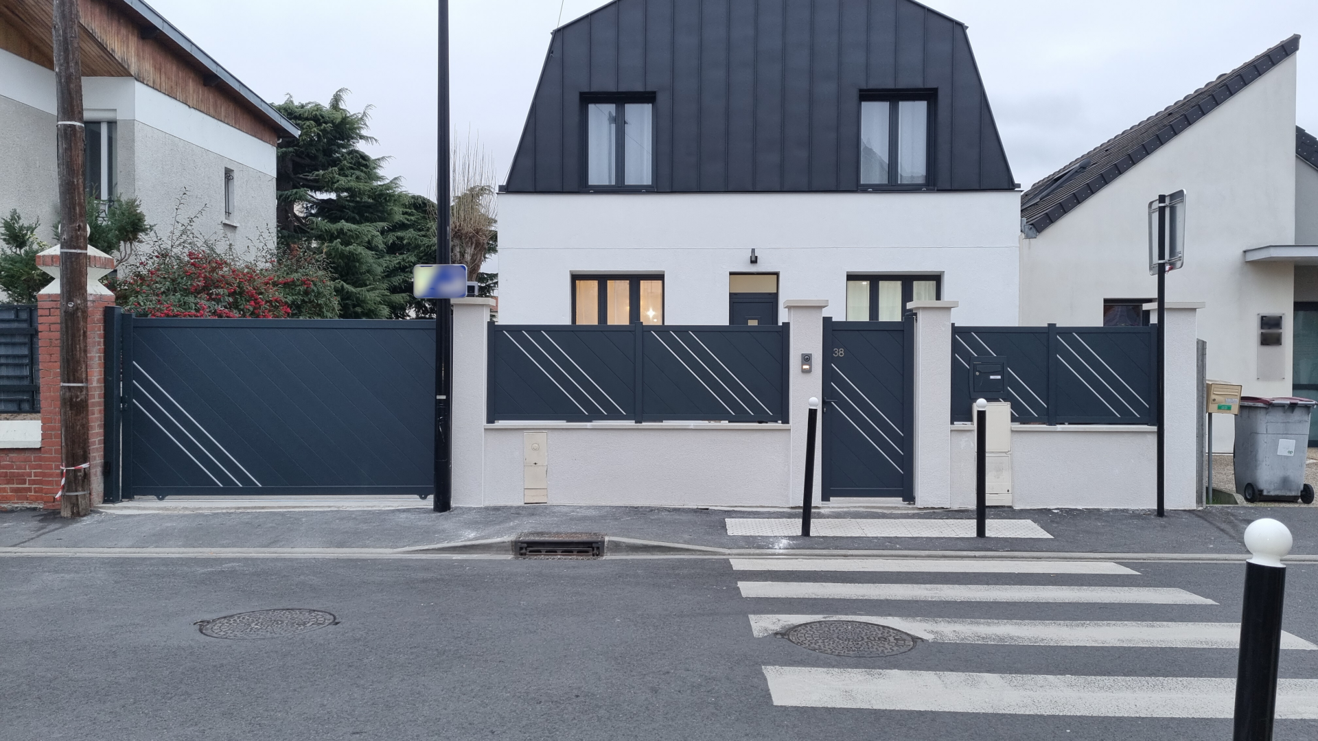 pose de moteur pour portail electrique lanvallay